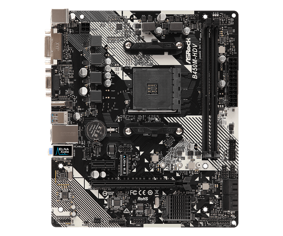 Asrock b450m hdv bios прошивка